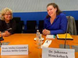Öffentlich Anhörung mit Dr. Johanna Wenckebach, wissenschaftliche Leiterin des Hugo Sinzheimer Instituts für Arbeitsrecht (HSI) in der Hans-Böckler-Stiftung (September 2020)