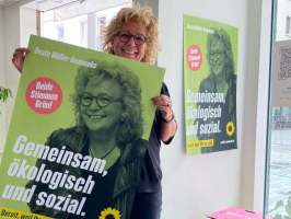 Plakat zur Bundestagswahl (August 2021)