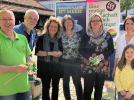 Europa- und Kommunalwahlen: Infostand in Metzingen (2019)