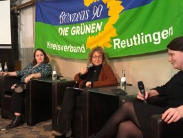 Veranstaltung #NetzohnGewalt mit Anne Wizorek (Autorin und feministische Aktivistin), Ricarda Lang (frauenpolitische Sprecherin der Grünen) und Sabrina Staats (Juristin aus Hessen) (2019)