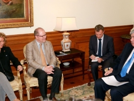 Deutsch-Portugiesische Parlamentariergruppe: Gespräch mit dem Präsidenten des Portugiesischen Parlaments, Dr. Eduardo Ferro Rodrigues, Lissabon (2016)