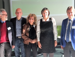 Böll-Tagung zur Digitalisierung mit Ulrich Sendler (Technologieanalyst und Autor), Christiane Benner (Zweite Vorsitzende IG Metall), Prof. Wolfgang Däubler (Rechtswissenschaftler) und Jochen Berendsohn (GewerkschaftsGrün)
