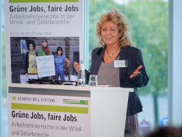 „Grüne Jobs – faire Jobs“ - gemeinsamer Kongress von Böll-Stiftung und GewerkschaftsGrün – Eröffnung (2012)